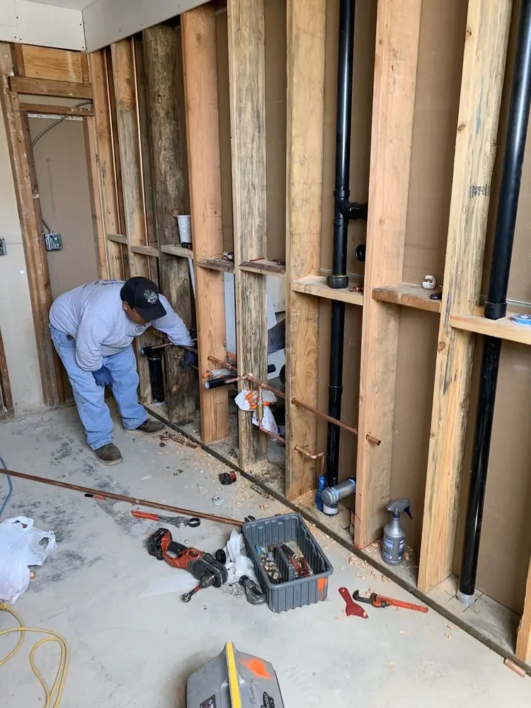 Commercial rough-in plumbing for Trenchless Sewer Repair in Webb City